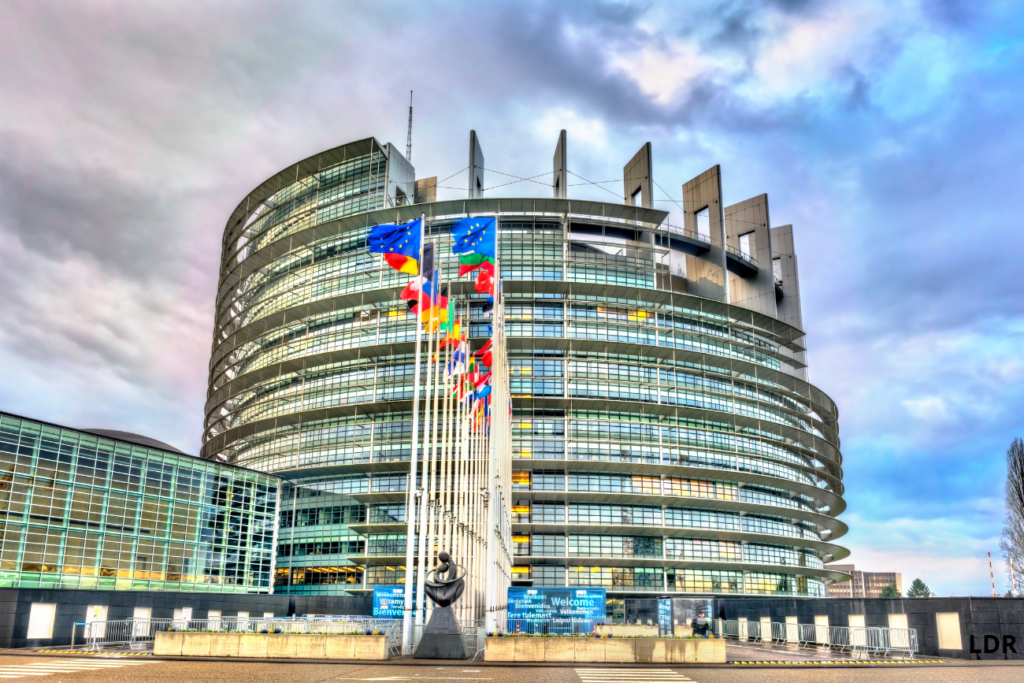 the building of thhe European Parliament